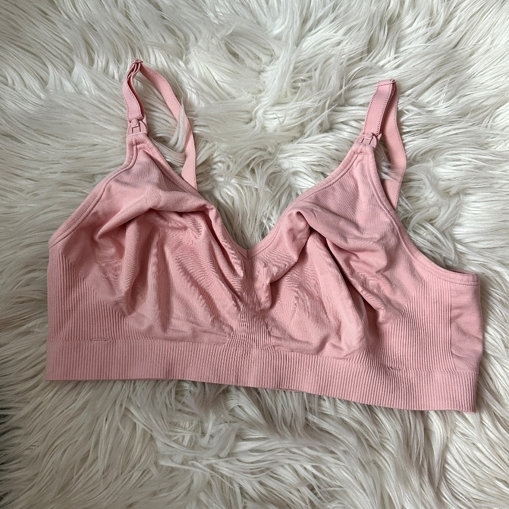 pink Bravado nursing bra size L // 3243